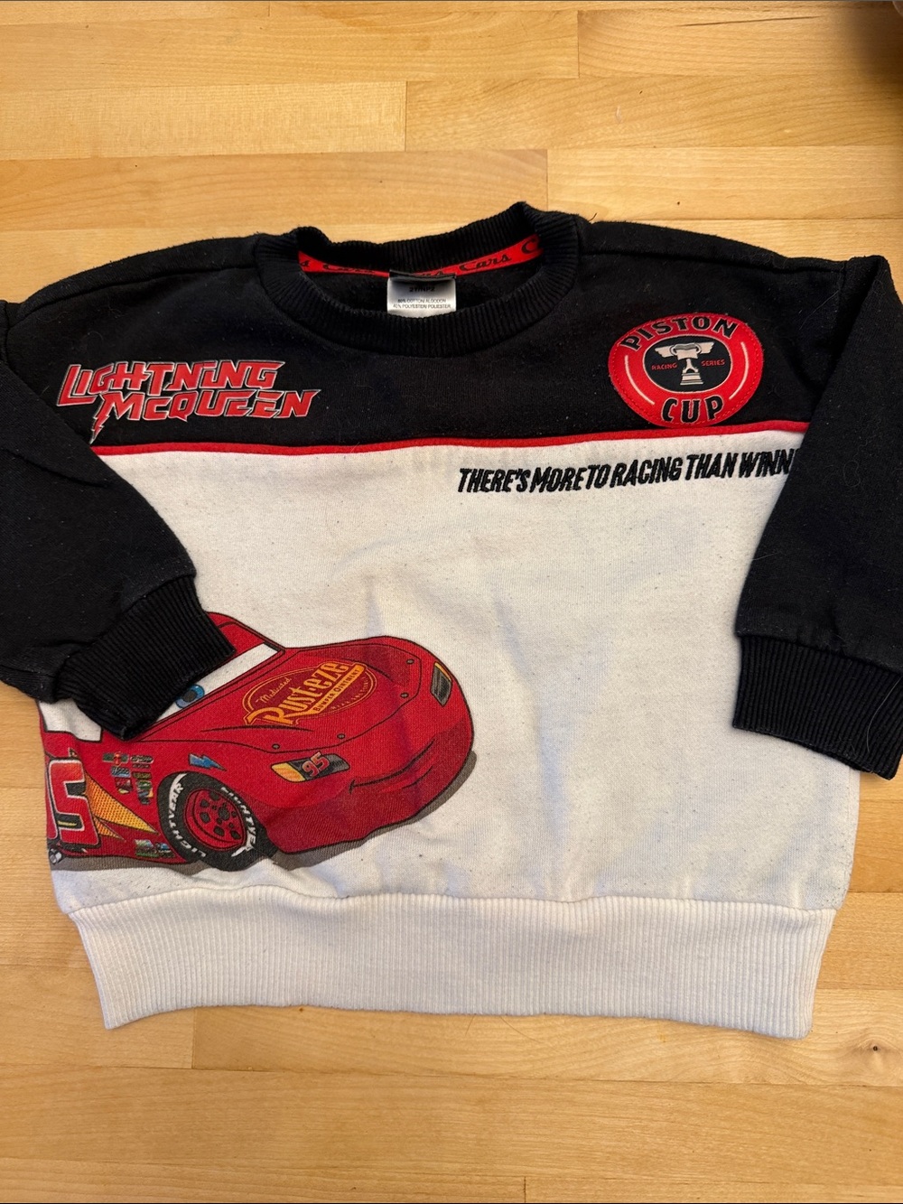 Disney Lightning McQueen toddler Sweatshirt - Black & White